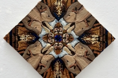 Hestia, 2024. Encaustic on wood. 12” x 12”